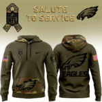 Philadelphia Eagles Salute to Service Club Unisex Hoodie