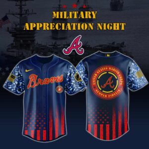 Atlanta Braves x US Marine Corps Appreciation Special Edition Jersey