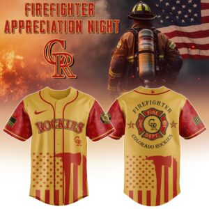 Colorado Rockies x Firefighter Appreciation Special Edition Jersey