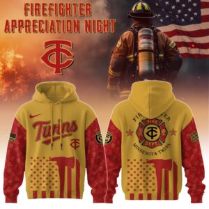 Minnesota Twins x Firefighter Appreciation Special Edition Unisex Hoodie