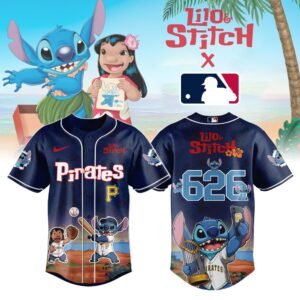 Pittsburgh Pirates x Lilo & Stitch Special Edition Jersey