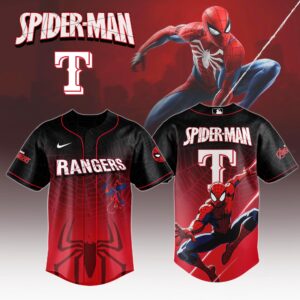 Texas Rangers x Spiderman Special Edition Jersey