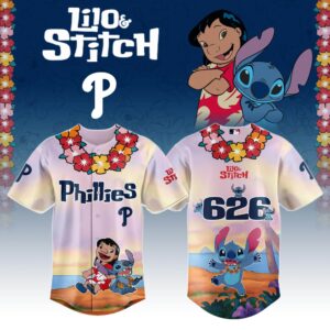 Philadelphia Phillies x Lilo & Stitch Special Edition V2 Jersey