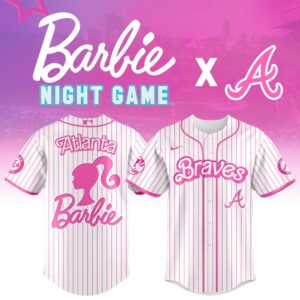 Atlanta Braves x Barbie Night Game V2 Special Edition Jersey