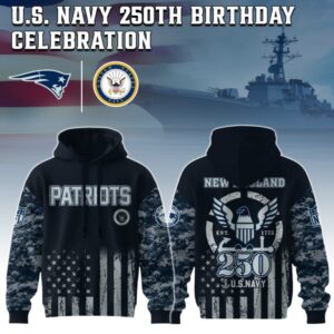 New England Patriots x 250 Years Anniversary US Navy Special Edition Unisex Hoodie