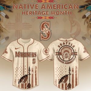 Seattle Mariners x Native American Heritage Month Special Edition Jersey