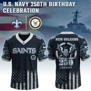 New Orleans Saints x 250 Years Anniversary US Navy Special Edition NFL Jersey