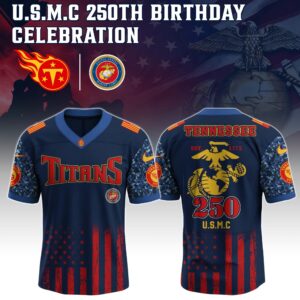 Tennessee Titans x 250 Years Anniversary US Marine Corp U.S.M.C Special Edition NFL Jersey