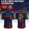 Washington Commanders x 250 Years Anniversary US Marine Corps U.S.M.C Special Edition NFL Jersey