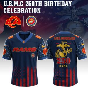 Los Angeles Rams x 250 Years Anniversary US Marine Corp U.S.M.C Special Edition NFL Jersey