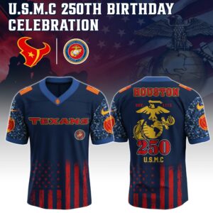 Houston Texans x 250 Years Anniversary US Marine Corp U.S.M.C Special Edition NFL Jersey