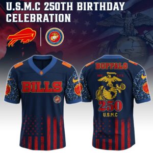 Buffalo Bills x 250 Years Anniversary US Marine Corp U.S.M.C Special Edition NFL Jersey