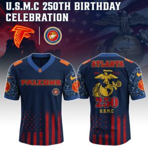 Atlanta Falcons x 250 Years Anniversary US Marine Corp U.S.M.C Special Edition NFL Jersey
