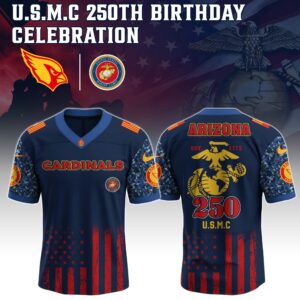 Arizona Cardinals x 250 Years Anniversary US Marine Corp U.S.M.C Special Edition NFL Jersey