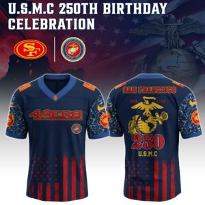 San Francisco 49ers x 250 Years Anniversary US Marine Corp U.S.M.C Special Edition NFL Jersey