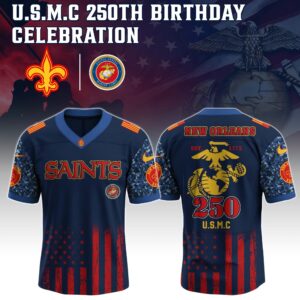New Orleans Saints x 250 Years Anniversary US Marine Corp U.S.M.C Special Edition NFL Jersey