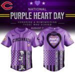 Cincinnati Reds x National Purple Heart Day Special Edition Jersey