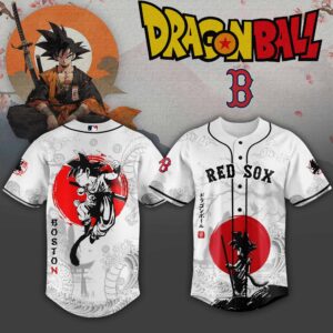 Boston Red Sox x Dragon Ball Japanese Style Special Edition Jersey