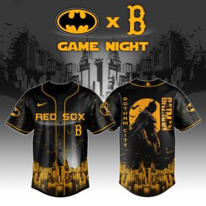 Boston Red Sox x Batman Night Game Special Edition Jersey