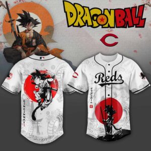 Cincinnati Reds x Dragon Ball Japanese Style Special Edition Jersey