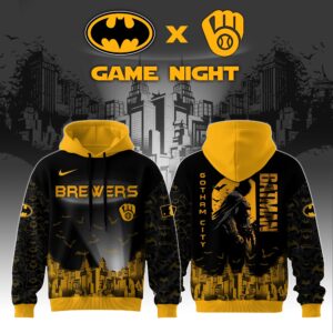 Milwaukee Brewers x Batman Night Game Special Edition Unisex Hoodie
