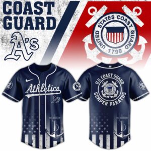 Oakland Athletics x US Coast Guard Appreciation Special Edition Jersey