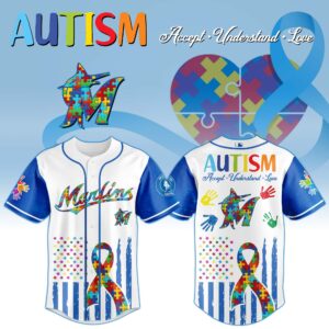 Miami Marlins x Autism Awareness Special Edition Unisex Hoodie