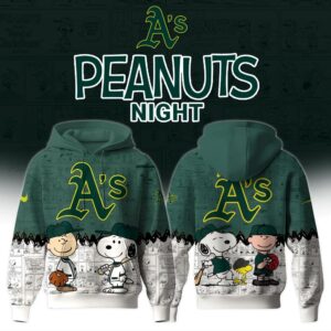 Oakland Athletics x Peanuts Snoopy Special Edition Unisex Hoodie