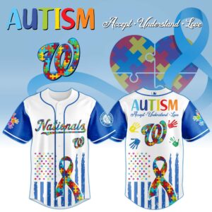 Washington Nationals x Autism Awareness Special Edition Unisex Hoodie