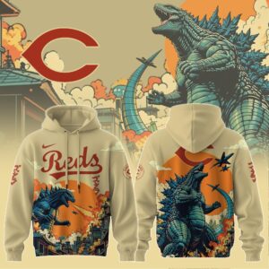 Cincinnati Reds x Godzilla Kaiju Special Edition Unisex Hoodie