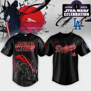 Los Angeles Dodgers x Star Wars Darth Vader Japanese Style Special Edition Jersey
