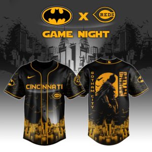 Cincinnati Reds x Batman Night Game Special Edition Jersey