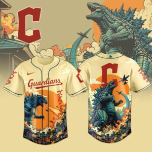 Cleveland Guardians x Godzilla Kaiju Special Edition Jersey