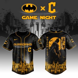 Cleveland Guardians x Batman Night Game Special Edition Jersey