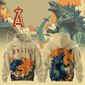 Los Angeles Angels x Godzilla Kaiju Special Edition Unisex Hoodie