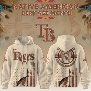 Tampa Bay Rays x Native American Heritage Month Special Edition Unisex Hoodie