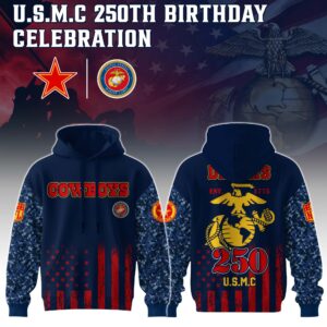 Dallas Cowboys x 250 Years Anniversary US Marine Corp U.S.M.C Special Edition Unisex Hoodie