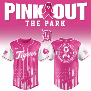 Detroit Tigers x Pink Out Breast Cancer Special Edition Jersey
