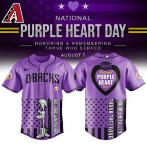 Arizona Diamondbacks x National Purple Heart Day Special Edition Jersey