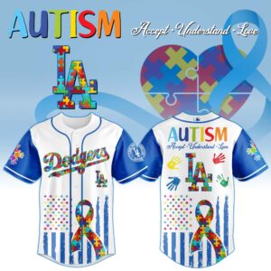 Los Angeles Dodgers x Autism Awareness Special Edition Unisex Hoodie