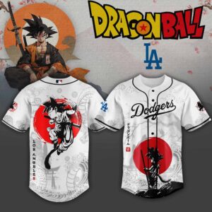 Los Angeles Dodgers x Dragon Ball Japanese Style Special Edition Jersey