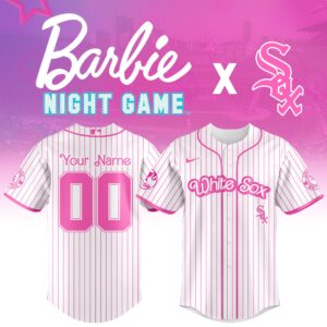 Chicago White Sox x Barbie Night Game Personalized Custom Jersey