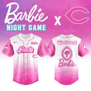 Cincinnati Reds x Barbie Night Game Special Edition Jersey