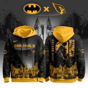 Arizona Cardinals x Batman DC Unisex Hoodie