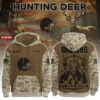 Cleveland Browns x Deer Hunter Personalized Custom Unisex Hoodie