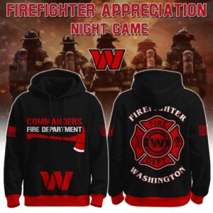 Washington Commanders x Firefighter Appreciation Unisex Hoodie