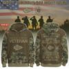Kansas City Chiefs x US Veterans Salute Vers 2 Personalized Custom Unisex Hoodie