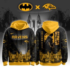 Baltimore Ravens x Batman DC Unisex Hoodie