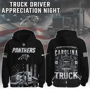 Carolina Panthers x Truck Driver Appreciation Unisex Hoodie