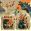Philadelphia Eagles x Godzilla Kaiju Special Edition Unisex Hoodie